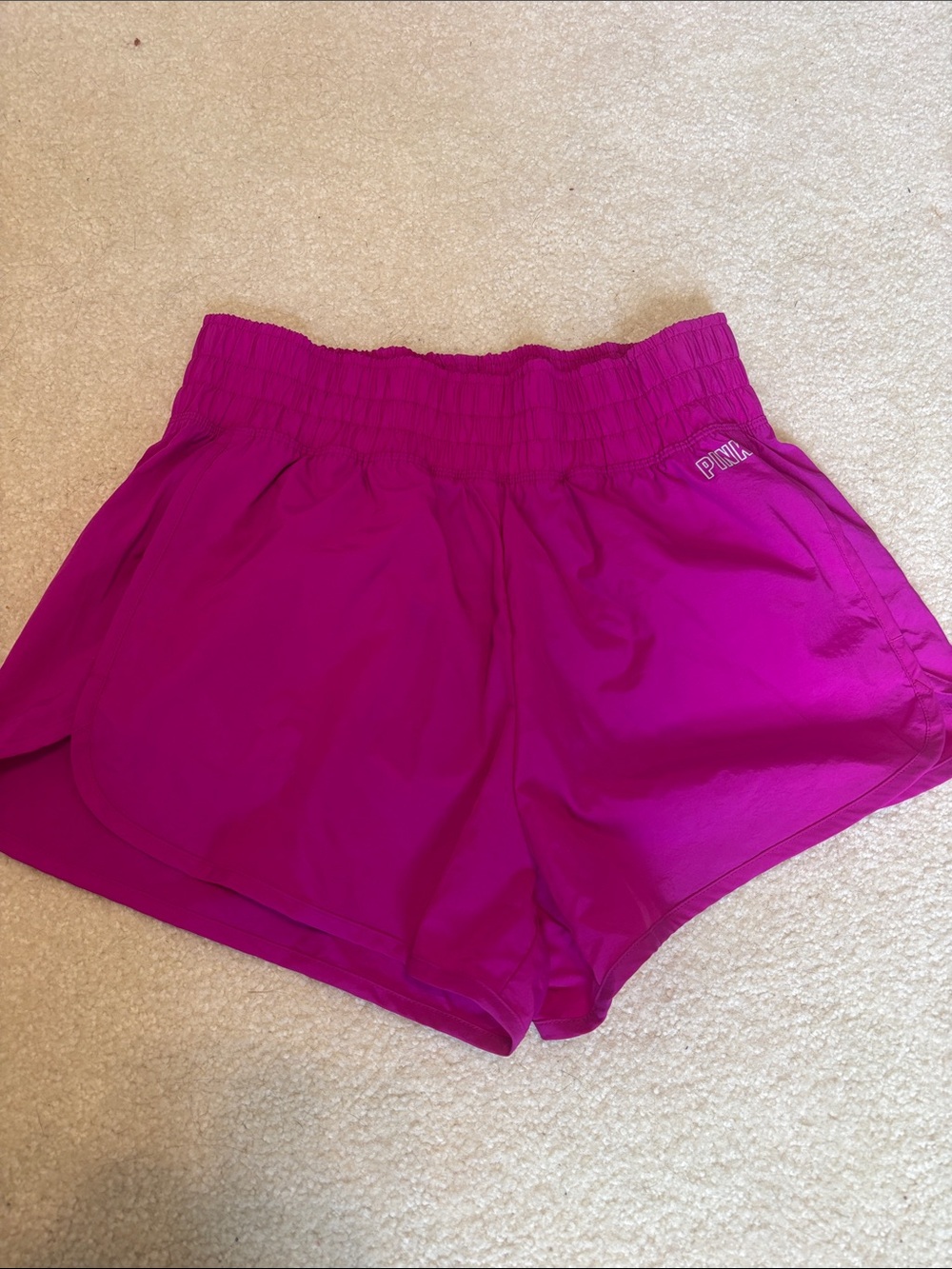 PINK Victoria's Secret Bright Magenta Athletic Shorts